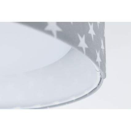 LED Prigušiva stropna svjetiljka SMART GALAXY KIDS LED/24W/230V 3000-6500K zvjezdice siva/bijela + daljinski upravljač