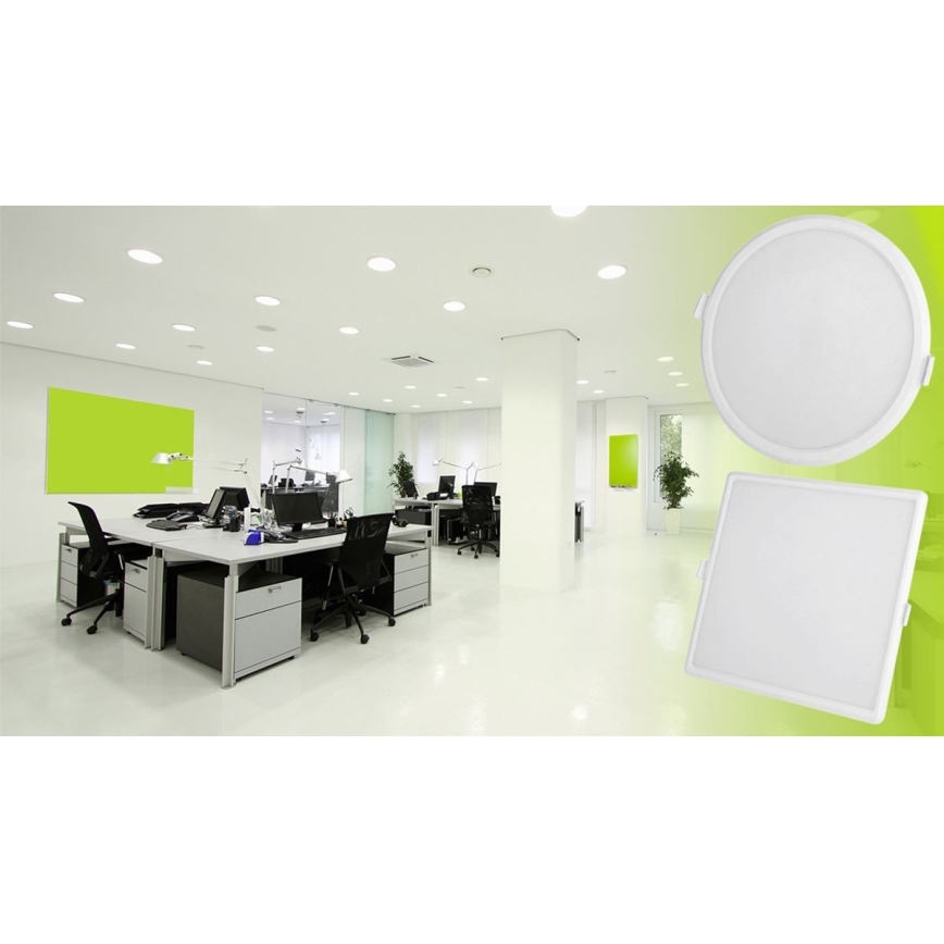 LED prigušiva ugradna svetiljka ALGINE LED/12W/230V Wi-Fi Tuya kvadratna