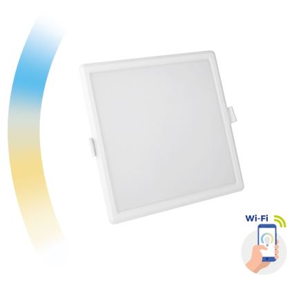 LED prigušiva ugradna svetiljka ALGINE LED/12W/230V Wi-Fi Tuya kvadratna