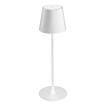 LED Prigušiva vanjska punjiva stona lampa LED/4W/4000 mAh 3000/4000/5500K IP44 bela