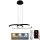 LED prigušiva viseća lampa na sajli LED/50W/230V 3000-6500K + daljinski upravljač