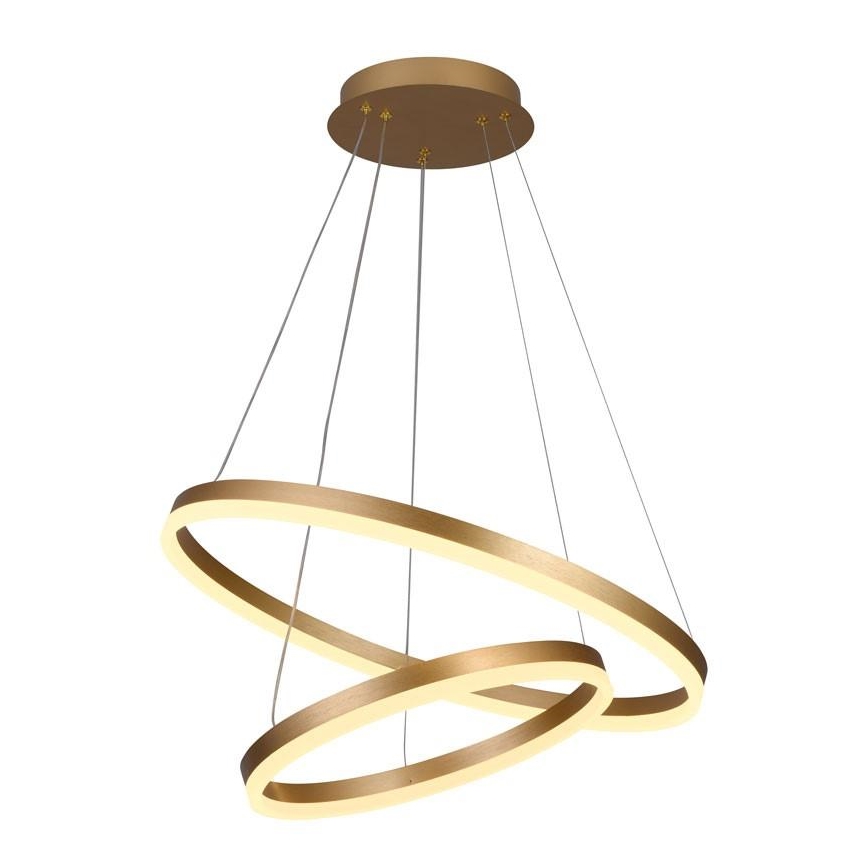 LED prigušiva luster na sajli LED/70W/230V 3000-6500K prečnik 60 cm + daljinski upravljač