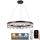 LED Prigušivi kristalni luster na sajli LED/40W/230V 3000-6500K + Daljinski upravljač