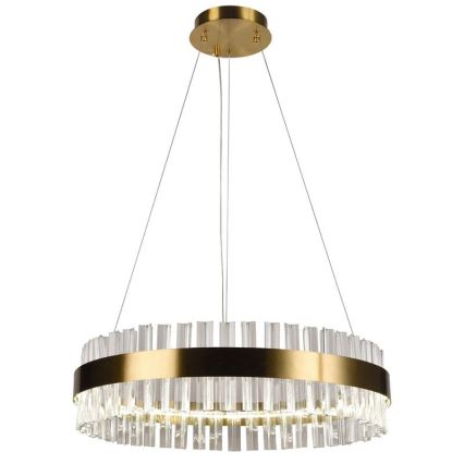 LED Prigušivi kristalni luster na sajli LED/40W/230V 3000-6500K + Daljinski upravljač