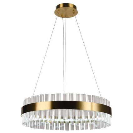 LED Prigušivi kristalni luster na sajli LED/40W/230V 3000-6500K + Daljinski upravljač