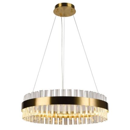 LED Prigušivi kristalni luster na sajli LED/40W/230V 3000-6500K + Daljinski upravljač