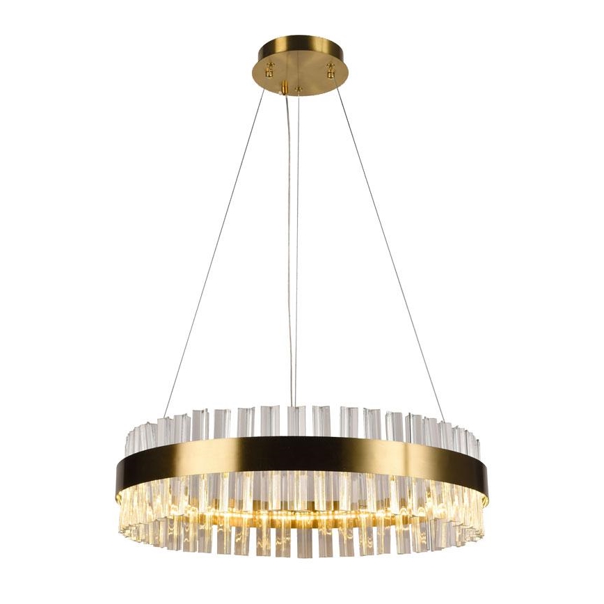 LED Prigušivi kristalni luster na sajli LED/40W/230V 3000-6500K + Daljinski upravljač