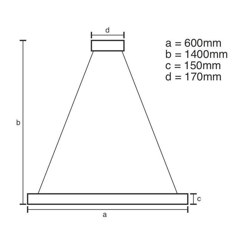 LED Prigušivi kristalni luster na sajli LED/40W/230V 3000-6500K + Daljinski upravljač