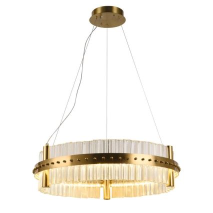 LED Prigušivi kristalni luster na sajli LED/40W/230V 3000-6500K + Daljinski upravljač