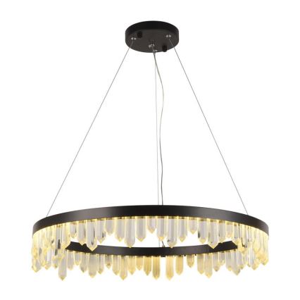 LED Prigušivi kristalni luster na sajli LED/40W/230V 3000-6500K + Daljinski upravljač