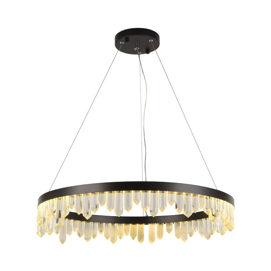 LED Prigušivi kristalni luster na sajli LED/40W/230V 3000-6500K + Daljinski upravljač