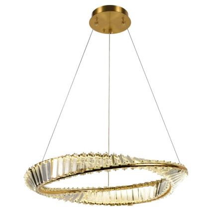 LED Prigušivi kristalni luster na sajli LED/40W/230V 3000-6500K + Daljinski upravljač