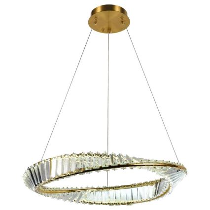 LED Prigušivi kristalni luster na sajli LED/40W/230V 3000-6500K + Daljinski upravljač