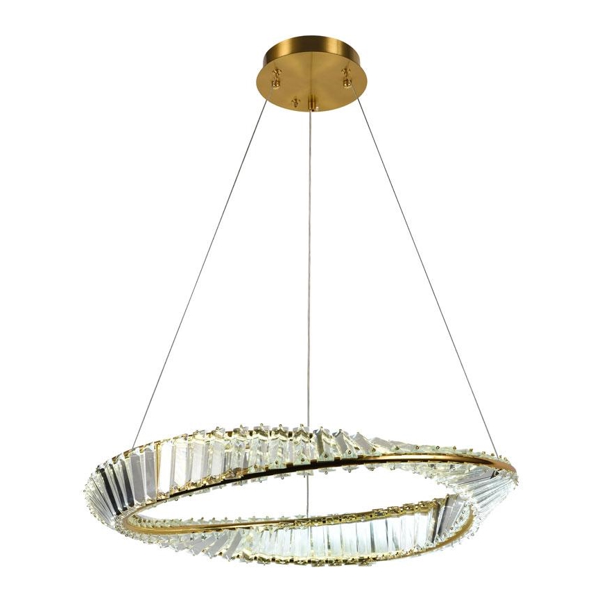 LED Prigušivi kristalni luster na sajli LED/40W/230V 3000-6500K + Daljinski upravljač