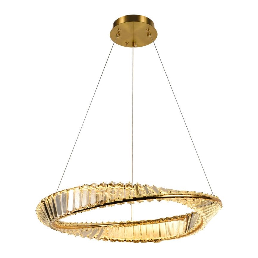 LED Prigušivi kristalni luster na sajli LED/40W/230V 3000-6500K + Daljinski upravljač