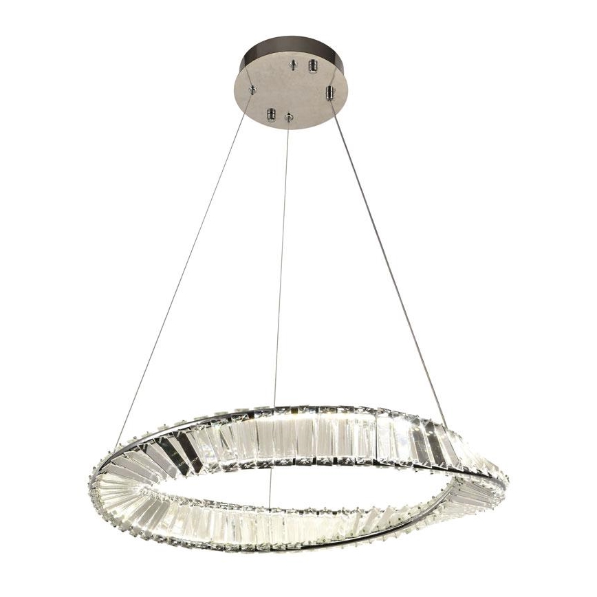 LED Prigušivi kristalni luster na sajli LED/40W/230V 3000-6500K + Daljinski upravljač