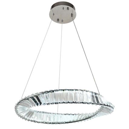 LED Prigušivi kristalni luster na sajli LED/40W/230V 3000-6500K + Daljinski upravljač
