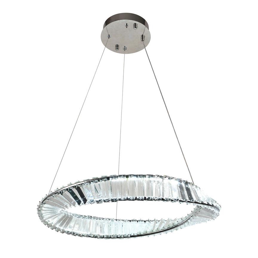 LED Prigušivi kristalni luster na sajli LED/40W/230V 3000-6500K + Daljinski upravljač