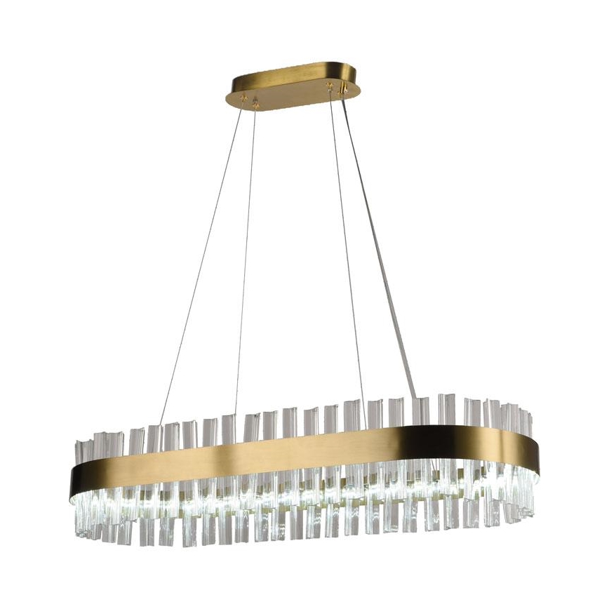 LED Prigušivi kristalni luster na sajli LED/45W/230V 3000-6500K + Daljinski upravljač