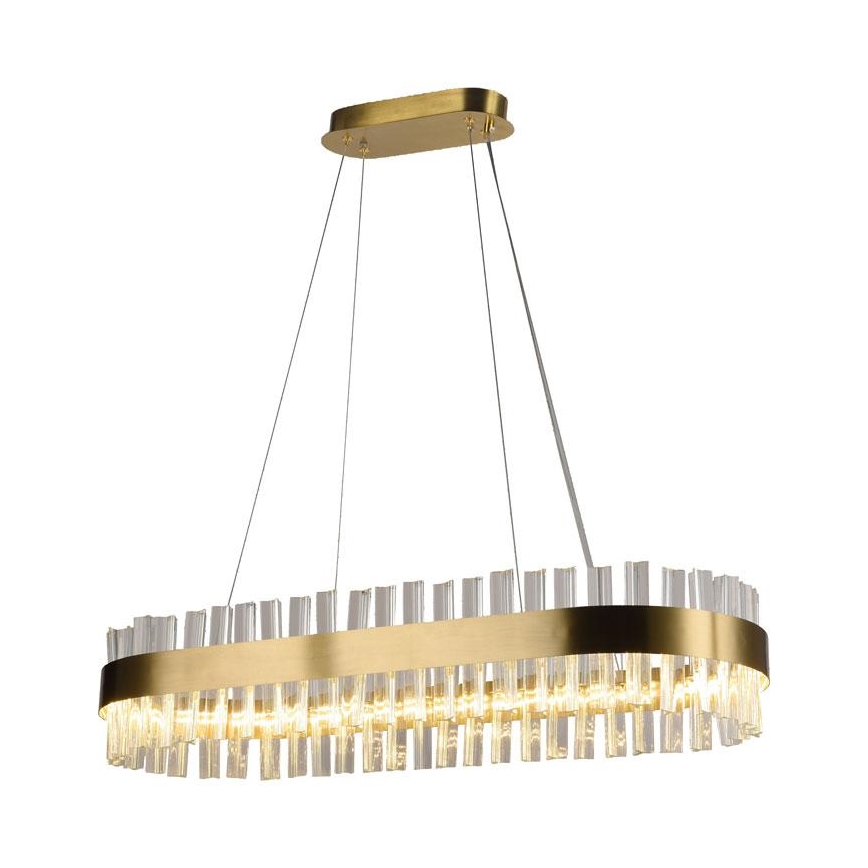 LED Prigušivi kristalni luster na sajli LED/45W/230V 3000-6500K + Daljinski upravljač