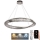 LED Prigušivi kristalni luster na sajli LED/50W/230V 3000-6500K + Daljinski upravljač