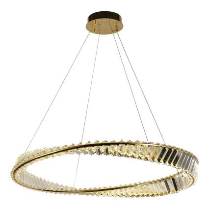 LED Prigušivi kristalni luster na sajli LED/50W/230V 3000-6500K + Daljinski upravljač