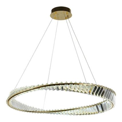 LED Prigušivi kristalni luster na sajli LED/50W/230V 3000-6500K + Daljinski upravljač