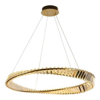 LED Prigušivi kristalni luster na sajli LED/50W/230V 3000-6500K + Daljinski upravljač