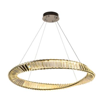 LED Prigušivi kristalni luster na sajli LED/50W/230V 3000-6500K + Daljinski upravljač