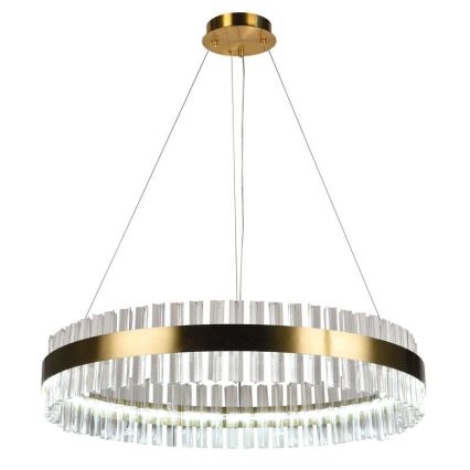 LED Prigušivi kristalni luster na sajli LED/55W/230V 3000-6500K + Daljinski upravljač