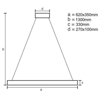 LED Prigušivi kristalni luster na sajli LED/70W/230V 3000-6500K + Daljinski upravljač
