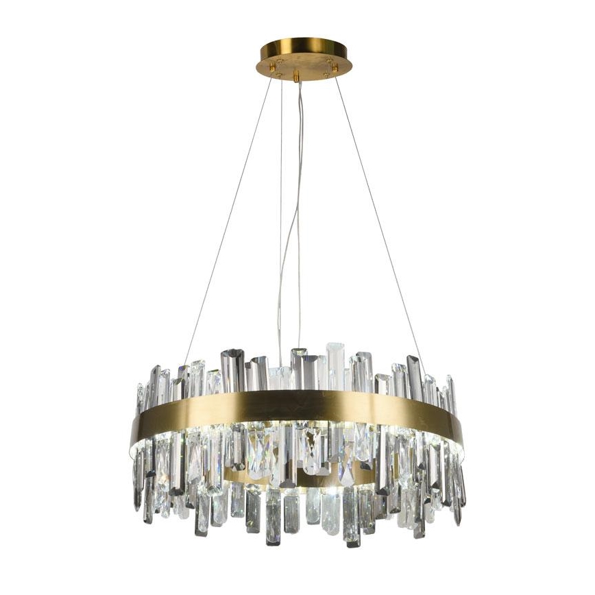 LED Prigušivi kristalni luster na sajli LED/80W/230V 3000-6500K + Daljinski upravljač