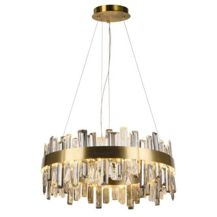 LED Prigušivi kristalni luster na sajli LED/80W/230V 3000-6500K + Daljinski upravljač