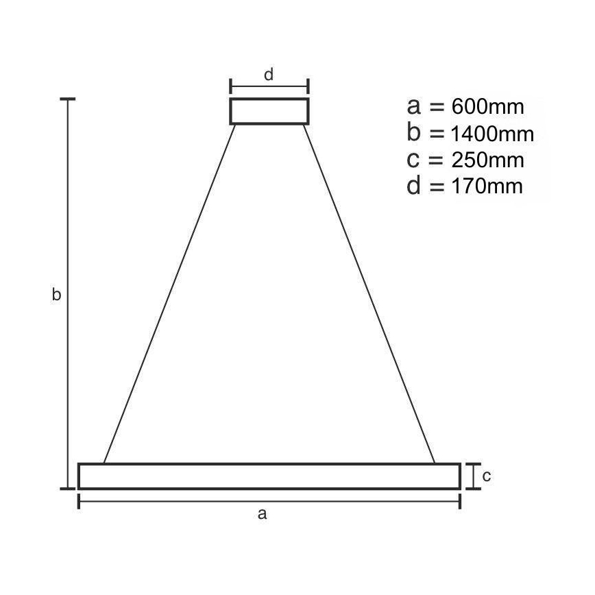 LED Prigušivi kristalni luster na sajli LED/80W/230V 3000-6500K + Daljinski upravljač