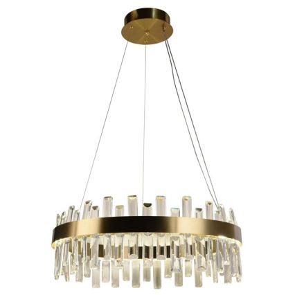 LED Prigušivi kristalni luster na sajli LED/80W/230V 3000-6500K + Daljinski upravljač