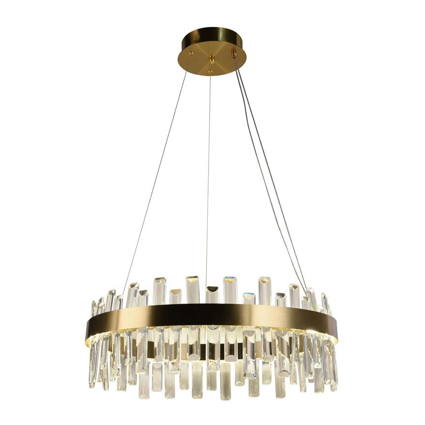 LED Prigušivi kristalni luster na sajli LED/80W/230V 3000-6500K + Daljinski upravljač