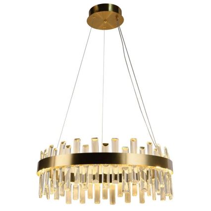 LED Prigušivi kristalni luster na sajli LED/80W/230V 3000-6500K + Daljinski upravljač