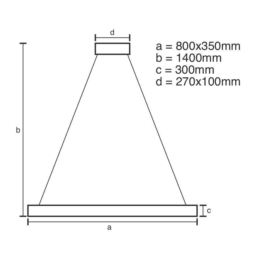 LED Prigušivi kristalni luster na sajli LED/90W/230V 3000-6500K + Daljinski upravljač