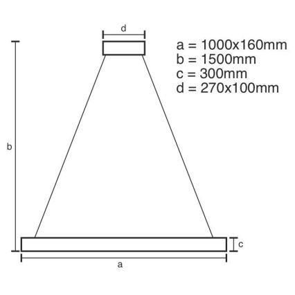 LED Prigušivi kristalni luster na sajli LED/95W/230V 3000-6500K + Daljinski upravljač