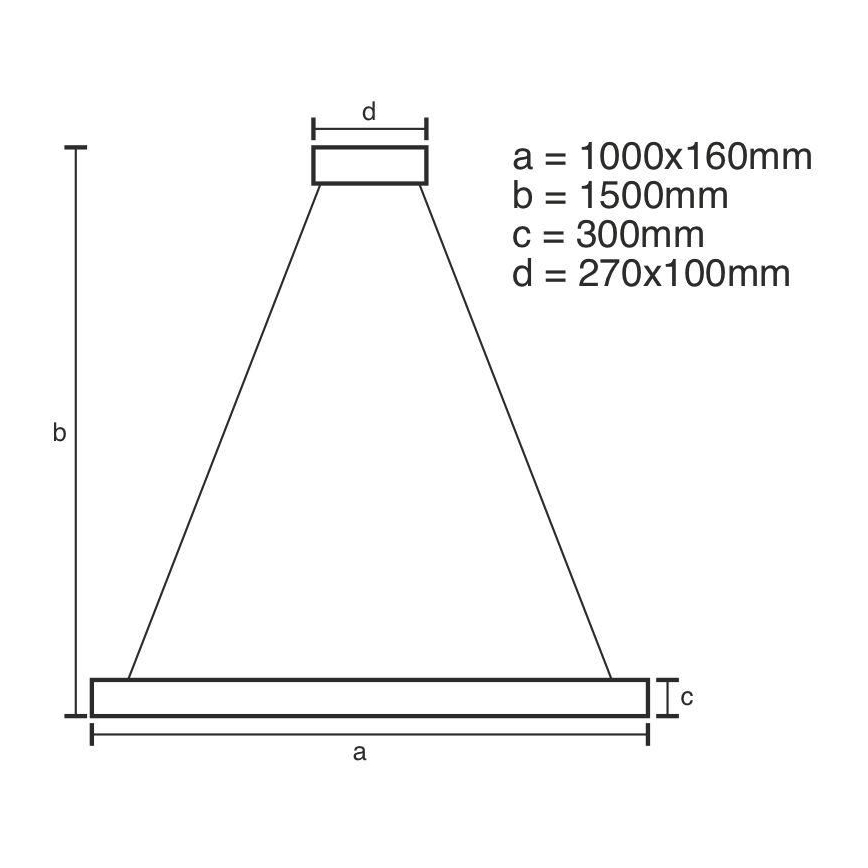 LED Prigušivi kristalni luster na sajli LED/95W/230V 3000-6500K + Daljinski upravljač