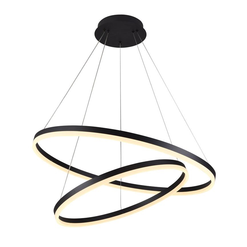 LED Prigušivi luster na sajli LED/100W/230V 3000-6500K pr. 80 cm + Daljinski upravljač