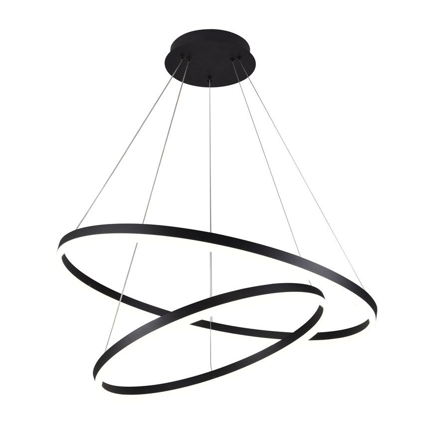 LED Prigušivi luster na sajli LED/100W/230V 3000-6500K pr. 80 cm + Daljinski upravljač