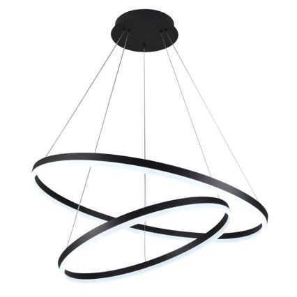 LED Prigušivi luster na sajli LED/100W/230V 3000-6500K pr. 80 cm + Daljinski upravljač