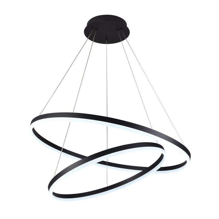 LED Prigušivi luster na sajli LED/100W/230V 3000-6500K pr. 80 cm + Daljinski upravljač
