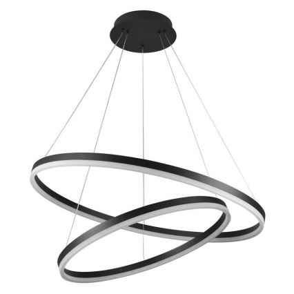 LED Prigušivi luster na sajli LED/100W/230V 3000-6500K pr. 80 cm + Daljinski upravljač