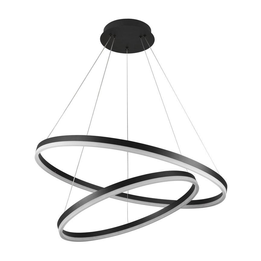 LED Prigušivi luster na sajli LED/100W/230V 3000-6500K pr. 80 cm + Daljinski upravljač