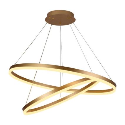 LED Prigušivi luster na sajli LED/100W/230V 3000-6500K pr. 80 cm + Daljinski upravljač