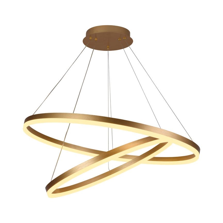 LED Prigušivi luster na sajli LED/100W/230V 3000-6500K pr. 80 cm + Daljinski upravljač