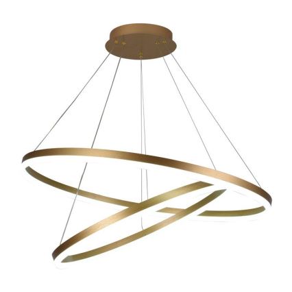 LED Prigušivi luster na sajli LED/100W/230V 3000-6500K pr. 80 cm + Daljinski upravljač