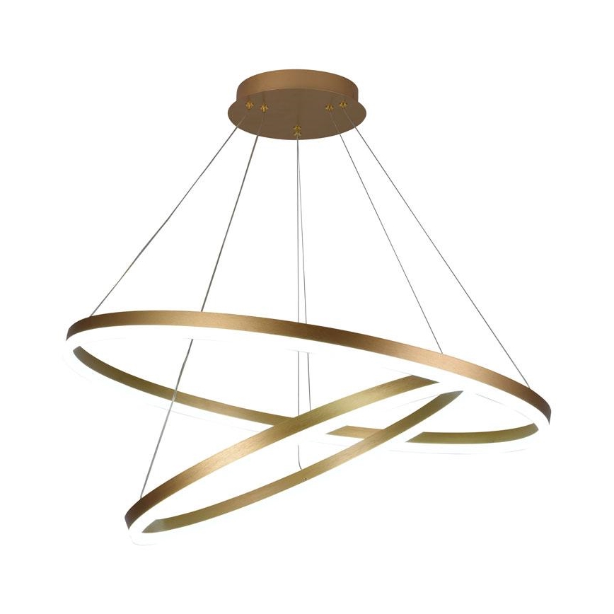 LED Prigušivi luster na sajli LED/100W/230V 3000-6500K pr. 80 cm + Daljinski upravljač